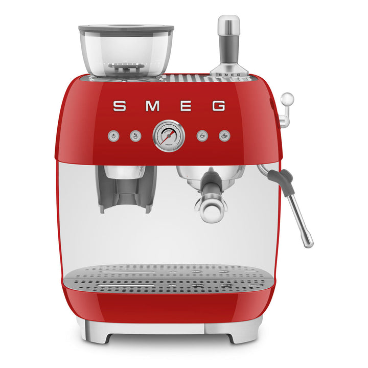 Machine à expresso avec moulin - Rouge