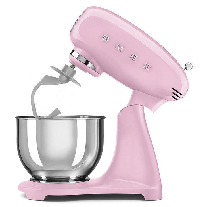 Robot sur socle - Rose pastel