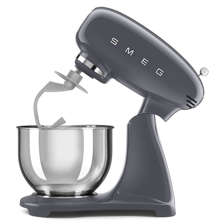 Robot sur socle - Gris ardoise