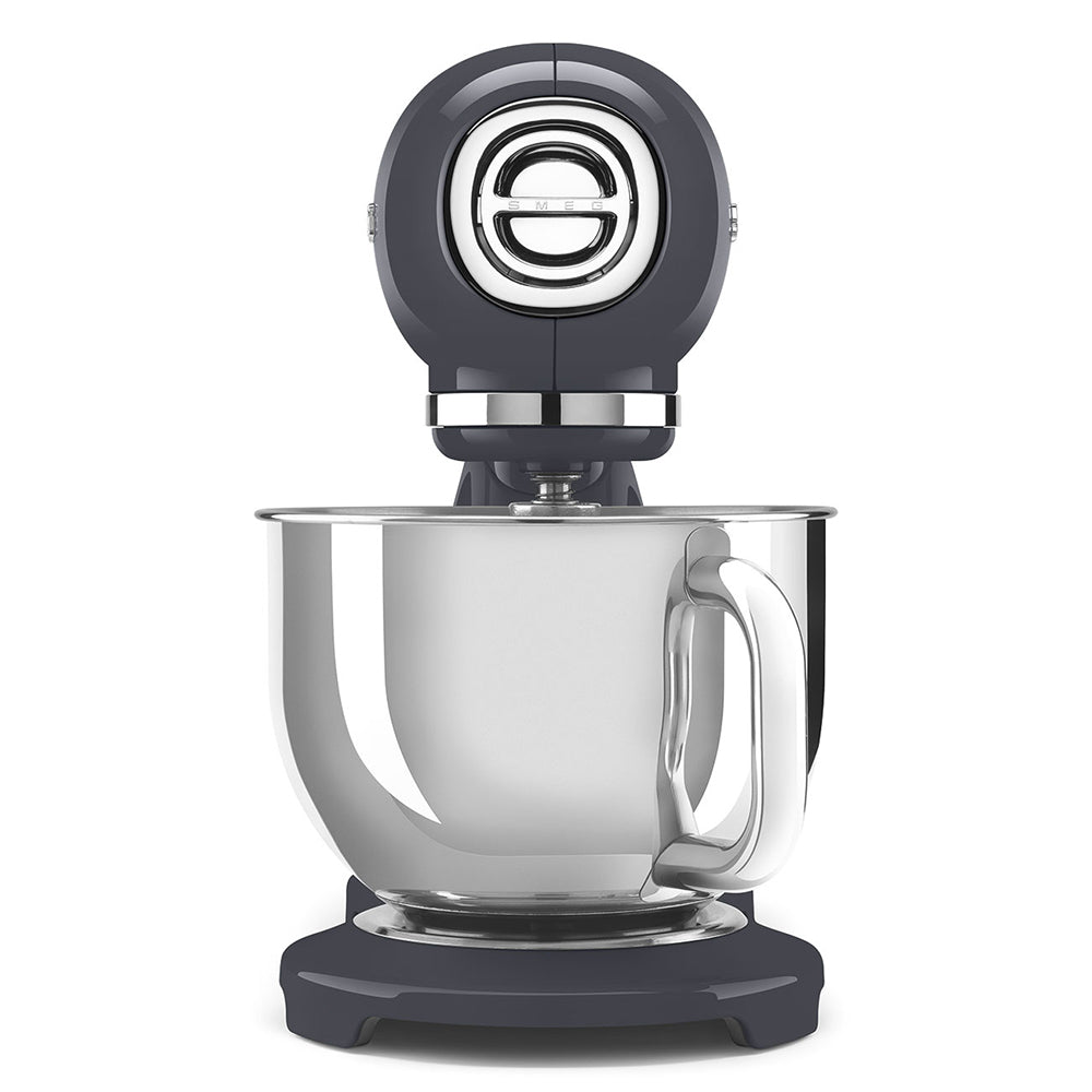 Robot sur socle - Gris ardoise